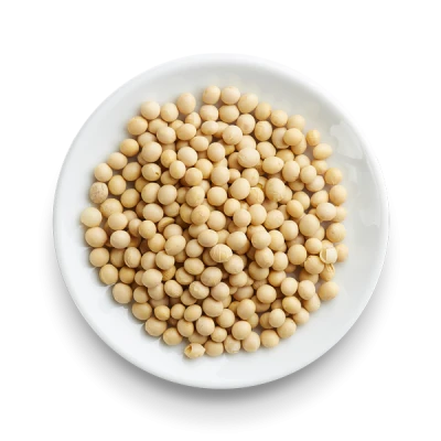 White Bowl Of Soybeans PNG Image