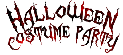 Halloween Costume Party Text Free PNG