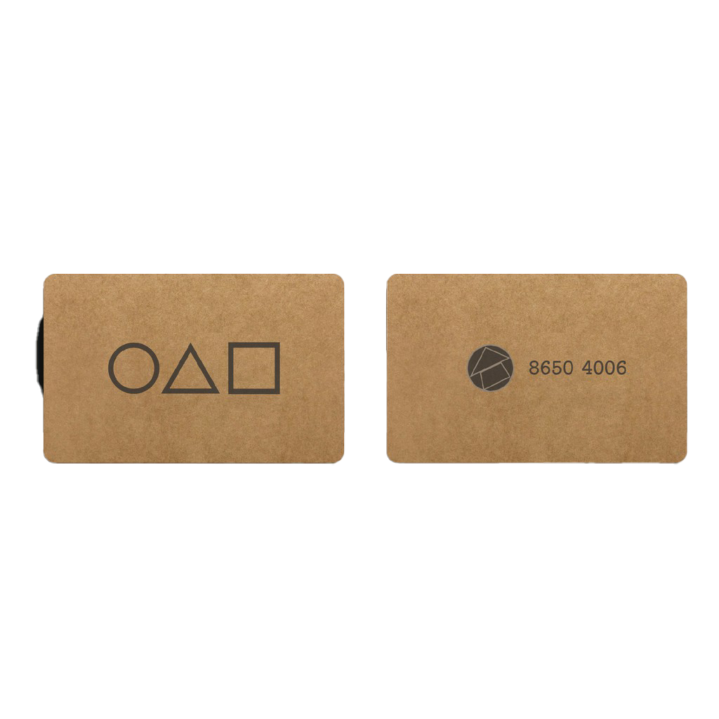 Squid Game Invitation Card Clipart