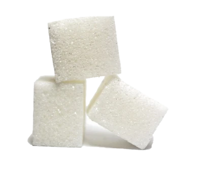Three White Sugar Cubes Free PNG