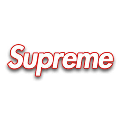 Supreme Brand Logo Text Transparent Background