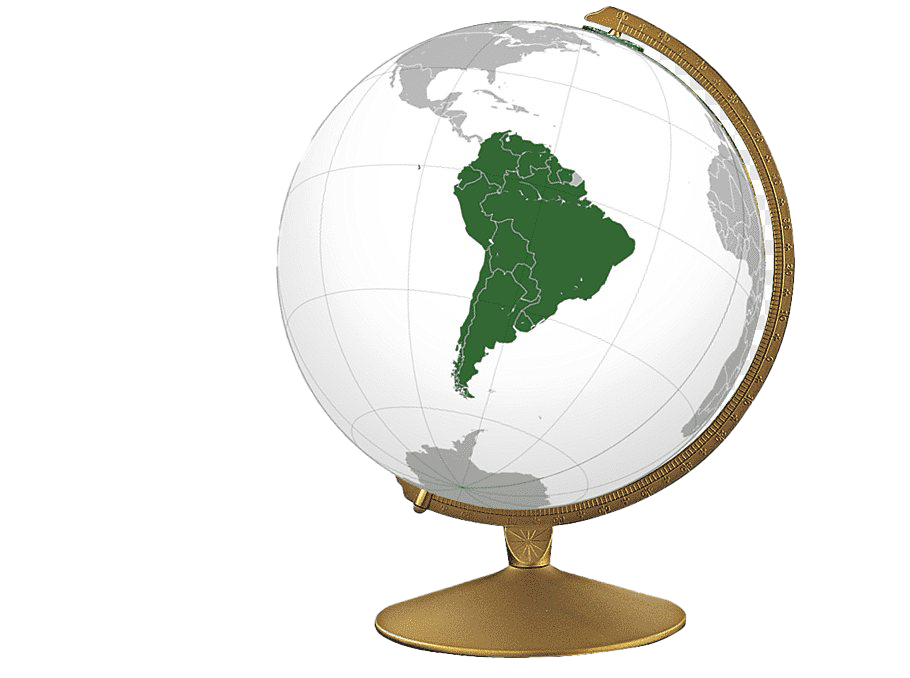 Earth Globe South America Clipart