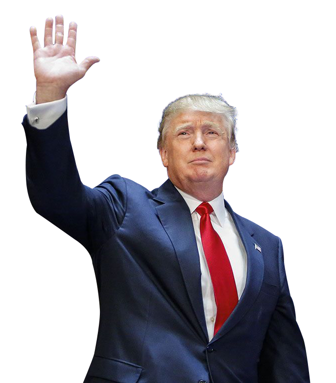 Donald Trump Waving Free PNG