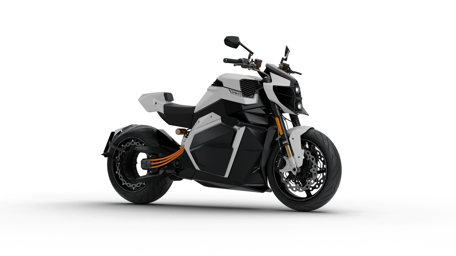 Verge TS Futuristic Electric Motorcycle Clipart