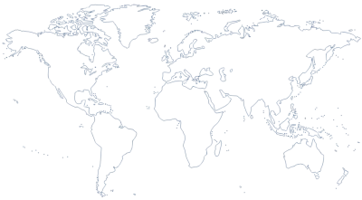 World Map Outline Vector Clipart