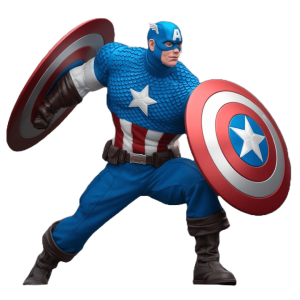 Captain America Action Figure Clipart