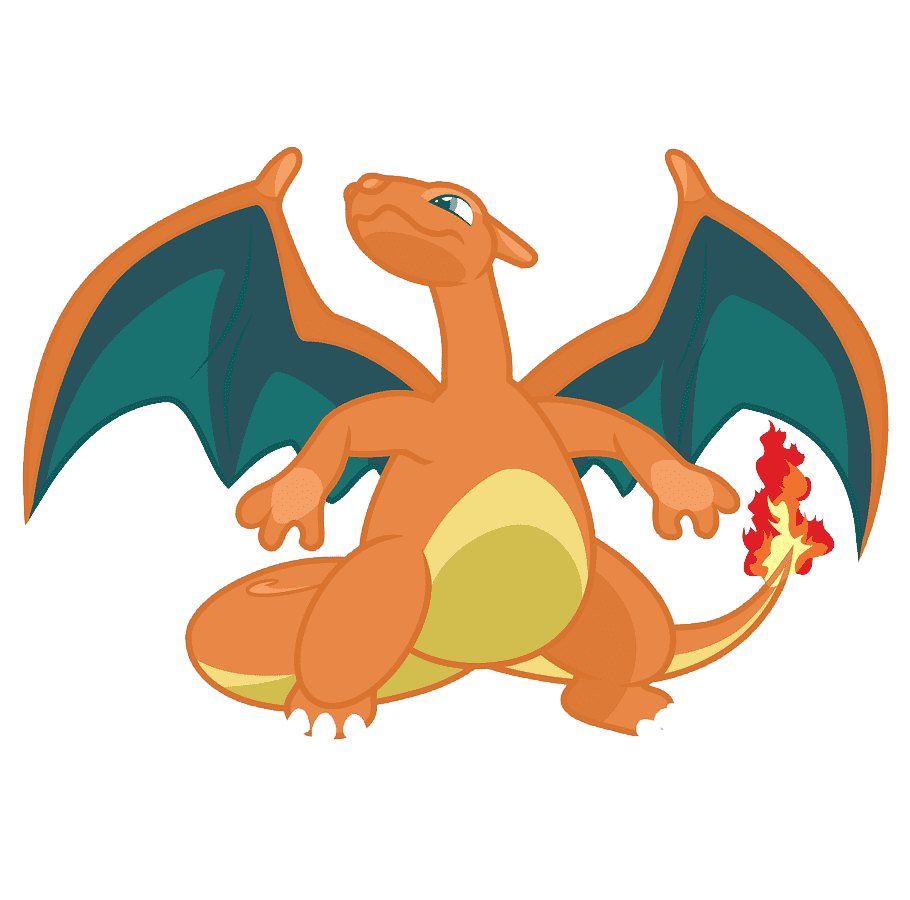 Charizard Pokemon Character Clipart