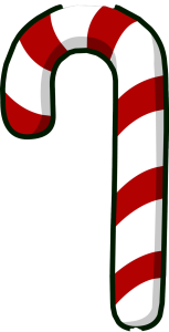 Christmas Candy Cane Transparent Background