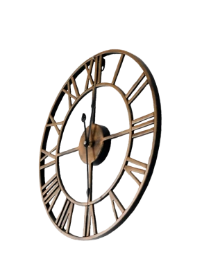 Vintage Skeleton Wall Clock PNG