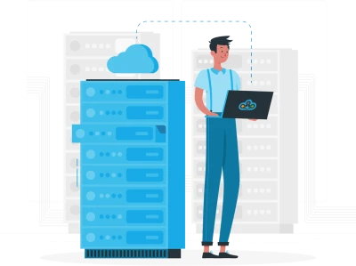 Free Cloud Server Admin PNG Image