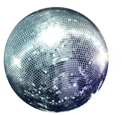 Shiny Silver Disco Ball Clipart
