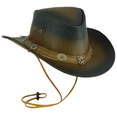 Leather Cowboy Hat Transparent Background