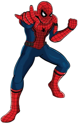 Spider-Man Superhero Action Clipart