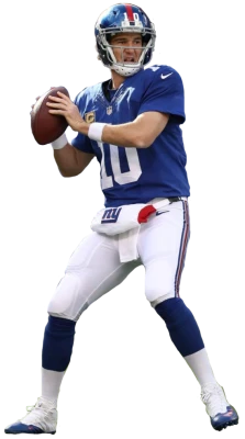 Eli Manning Throwing Football Free PNG