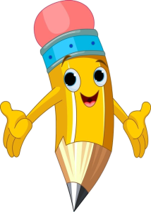 Cartoon Pencil Character Free PNG Download