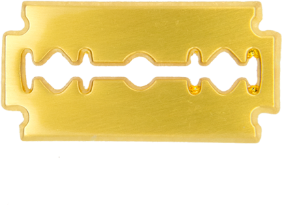 Golden Razor Blade Free Download PNG