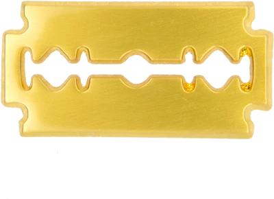 Golden Razor Blade Free Download PNG