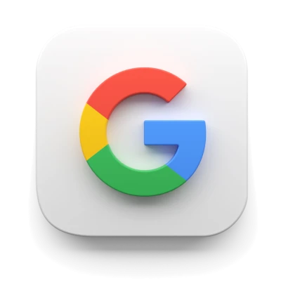 Google 3D App Icon Free Download PNG