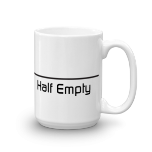 White Mug Half Empty Free PNG