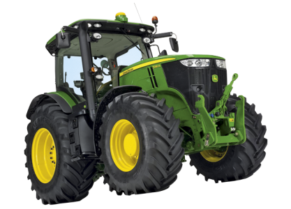 Green John Deere Tractor Free PNG