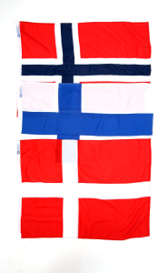 Nordic Countries Flags Set Free PNG