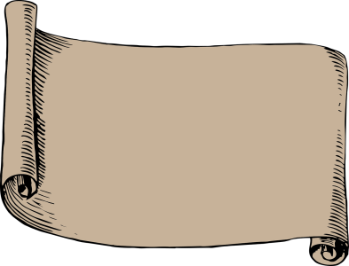 Old Blank Paper Scroll Free PNG