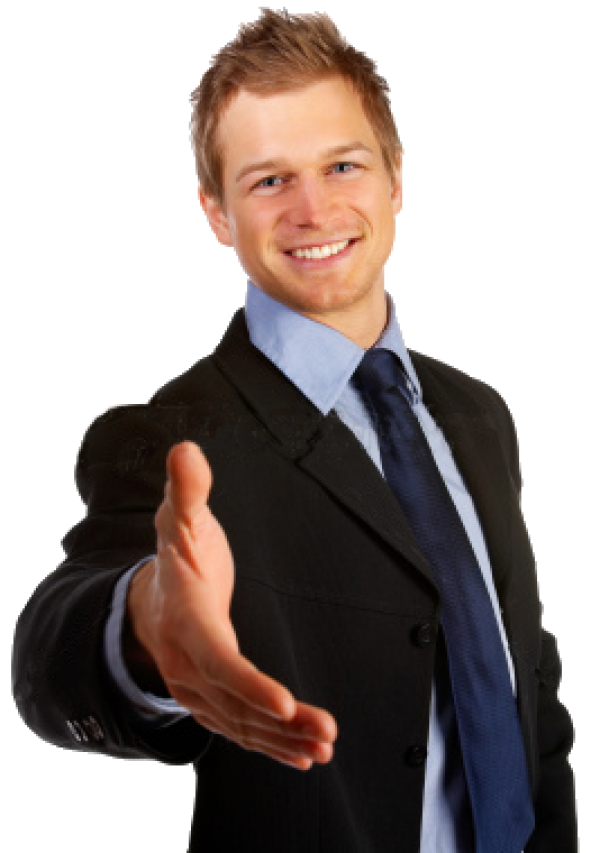 Businessman Handshake Gesture Clipart