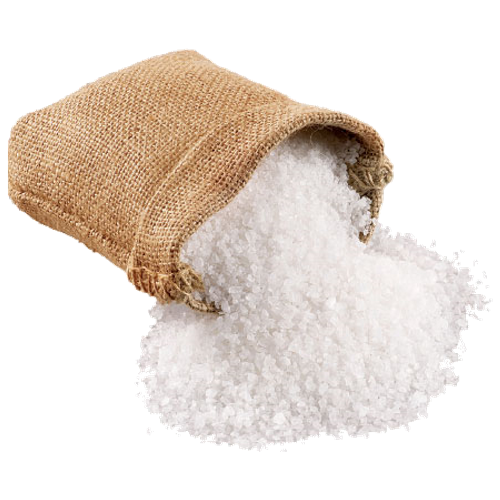 White Salt in Burlap Sack Free PNG