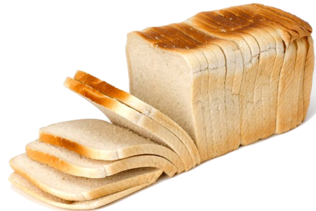 Sliced White Bread Loaf Clipart