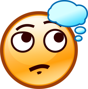 Thinking Emoji Face Clipart