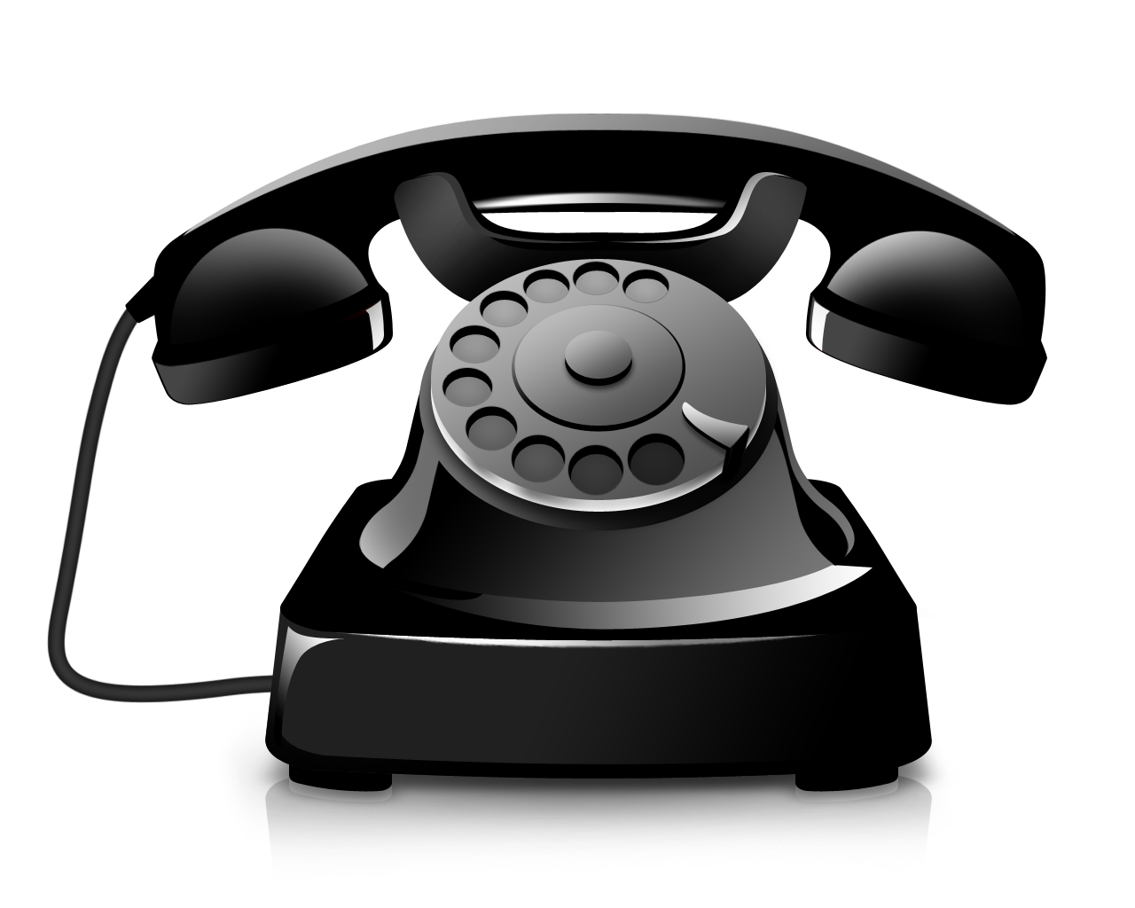 Vintage Rotary Phone Clipart