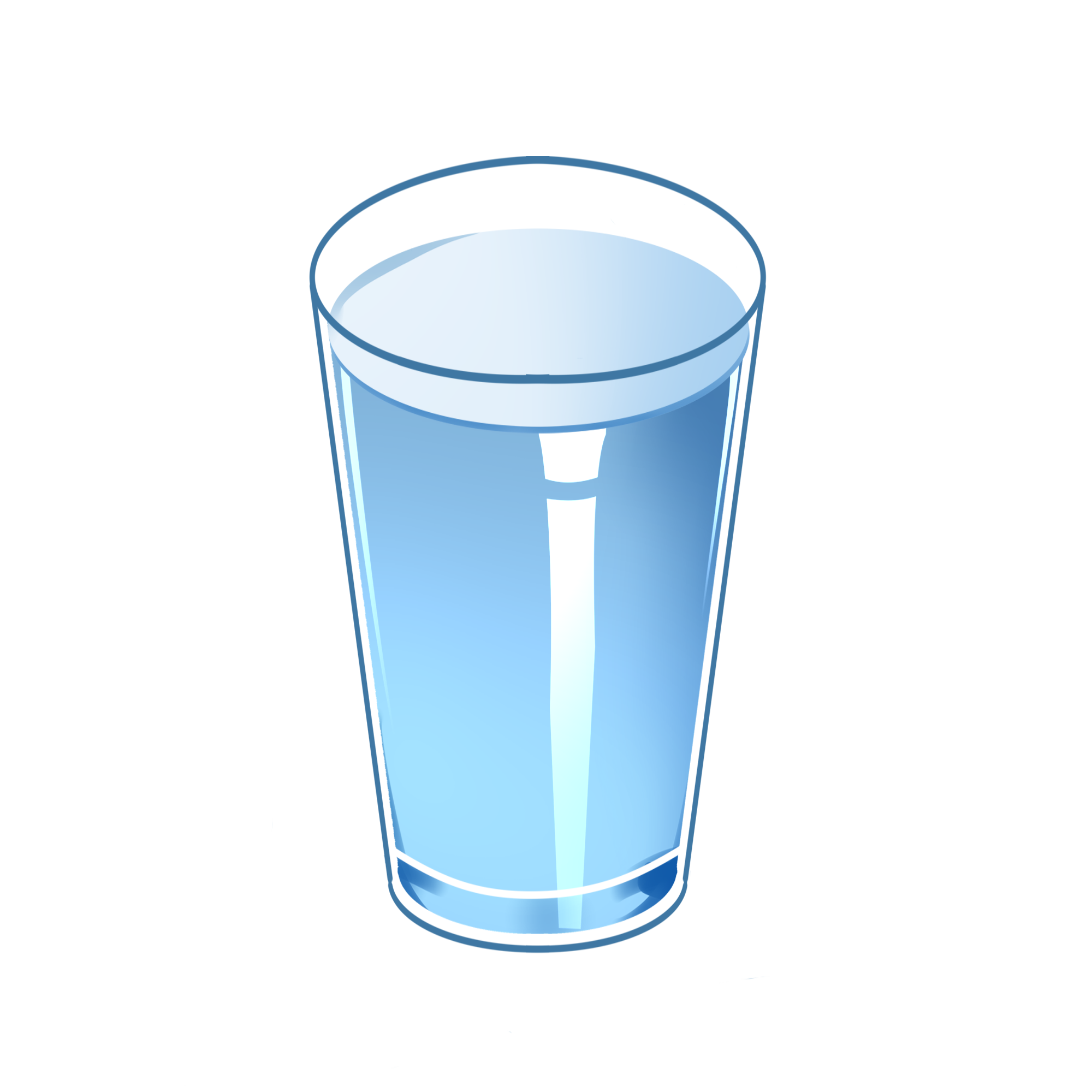 Glass of Water Icon Free PNG
