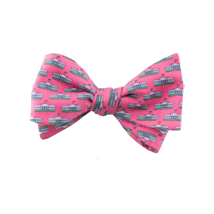 Pink Patterned Bow Tie Clipart
