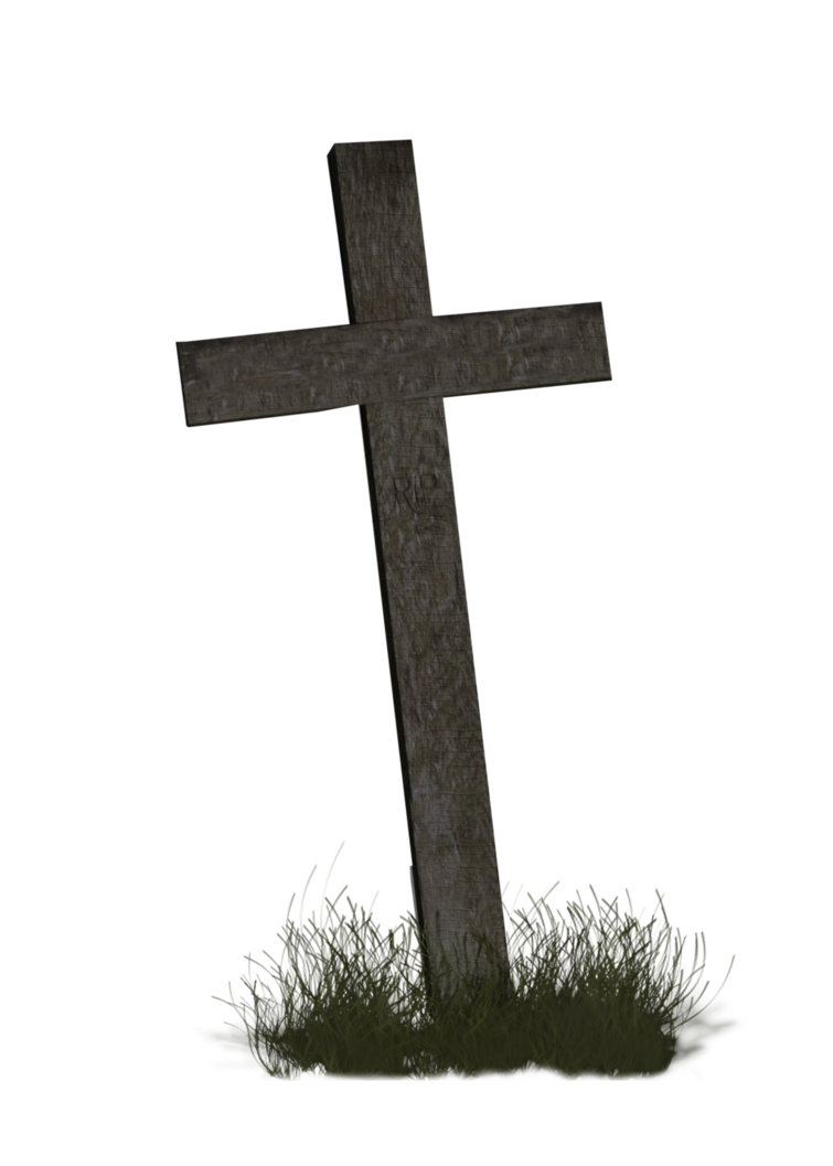 Wooden Grave Cross Clipart