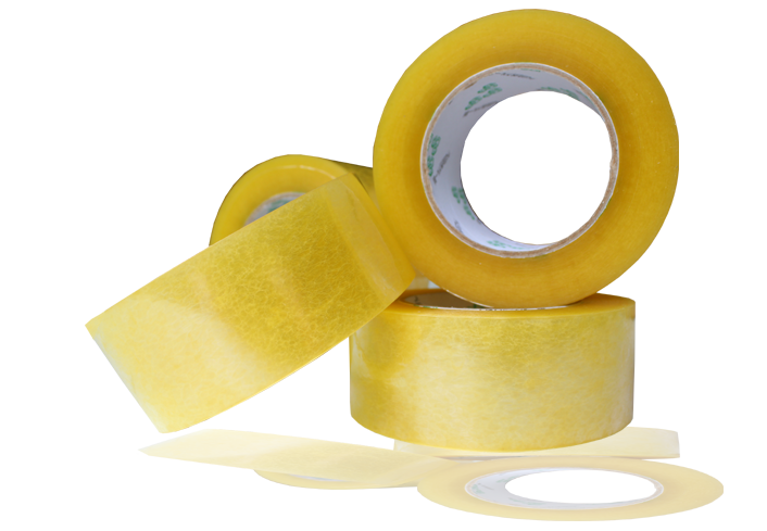 Yellow Adhesive Tape Rolls Clipart