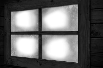 Frosted Glowing Window PNG Image