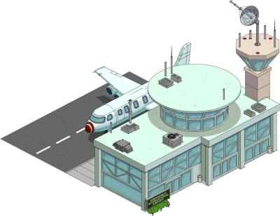 Simpsons Airport Building PNG Image