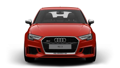 Red Audi RS3 Front Free PNG