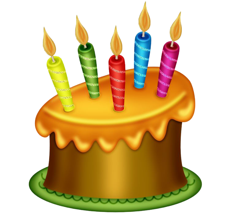 3D Birthday Cake Free Clipart