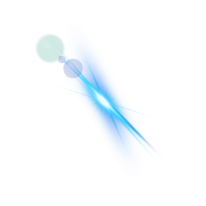 Blue Lens Flare Effect Free Clipart