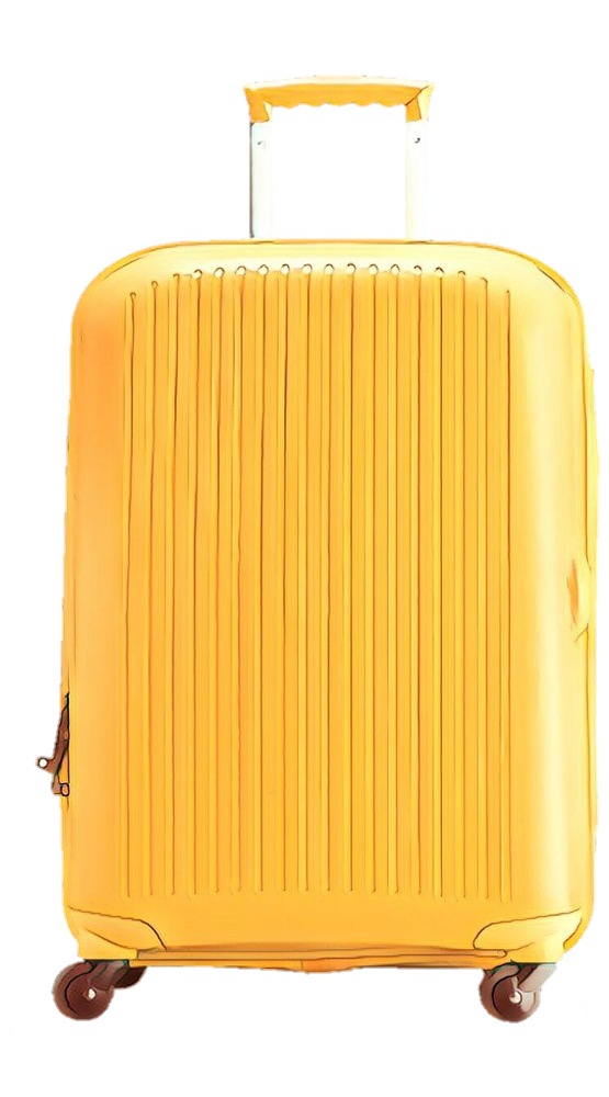 Yellow Suitcase Free Clipart