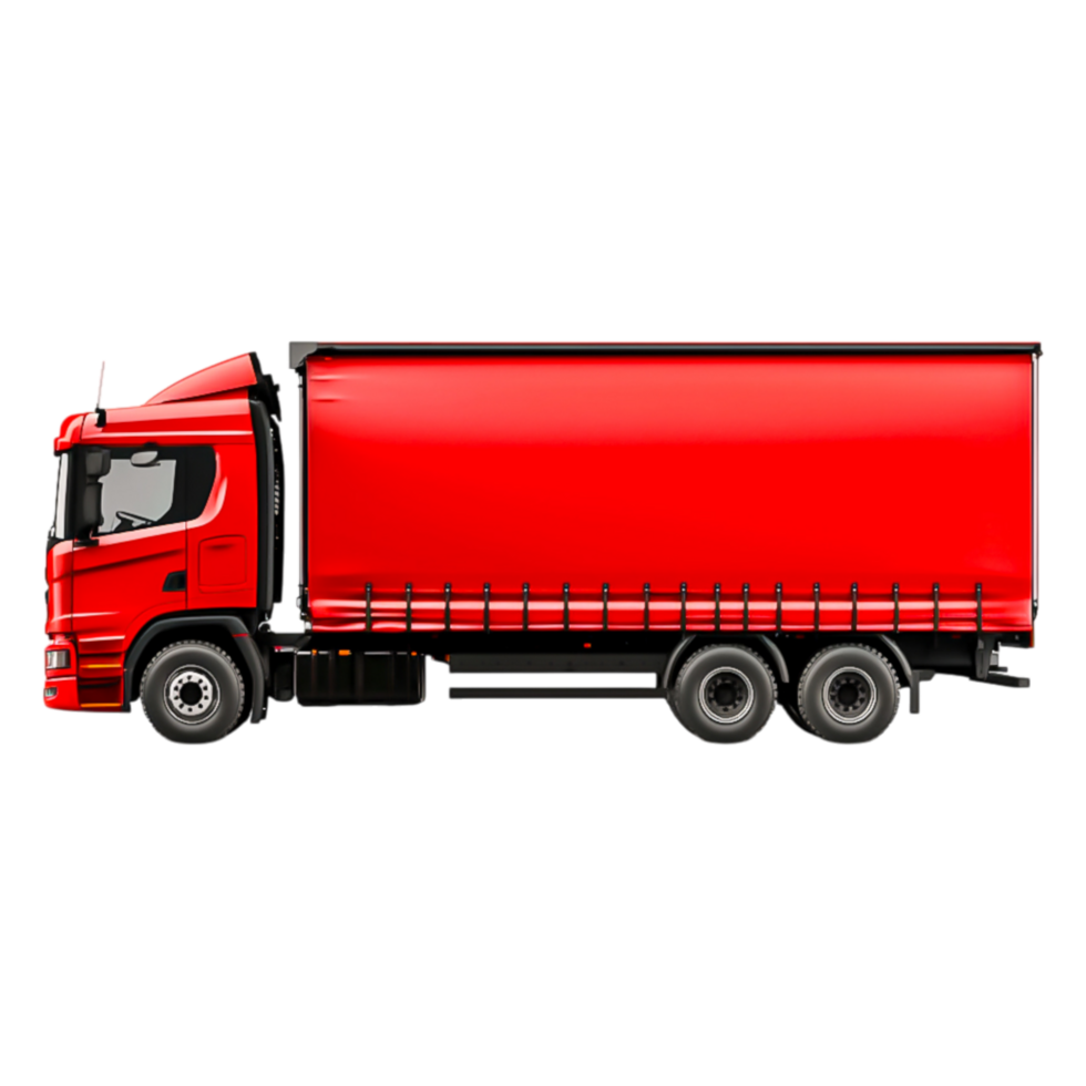 Red Semi Truck Free Clipart