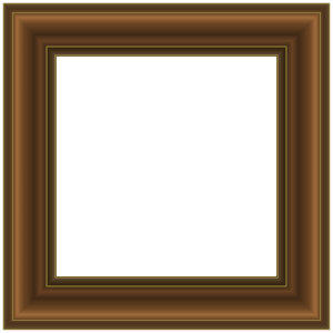 Brown Wooden Frame Free PNG