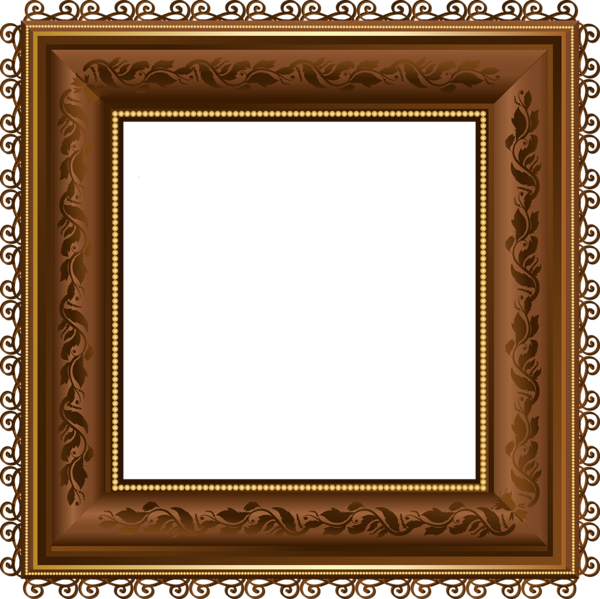 Ornate Brown Frame Free Clipart