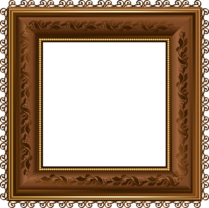 Ornate Brown Frame Free Clipart