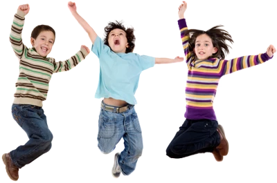Children Jumping Free PNG