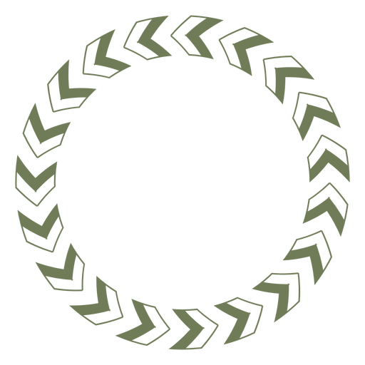 Chevron Circle Frame Free Clipart