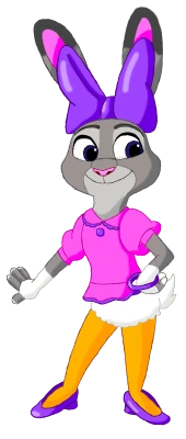 Cute Judy Hopps Zootopia Fanart Free PNG