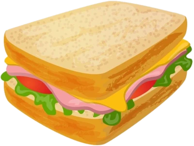Ham And Cheese Sandwich Clipart Free PNG
