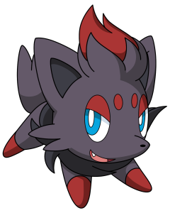 Zorua Pokemon Character Illustration Clipart